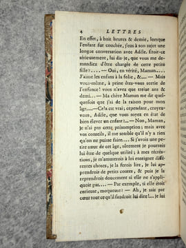 ADELE ET THEODORE, OU LETTRES SUR L'EDUCATION; CONTENANT TOUS LES PRINCIPES RELATIFS AUX TROIS DIFFERENS PLANS D'EDUCATION DES PRINCES, DES JEUNES ...