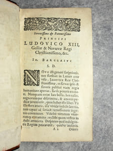 IO. BARCLAII ARGENIS. EDITIO NOVISSIMA. CUM CLAVE, HOC EST : NOMINUM PROPRIORUM ELUCIDATIONE HACTENUS NONDUM EDITA.  