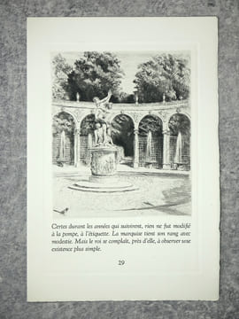 IMAGES DE VERSAILLES. POINTES SECHES DE CH. SAMSON. . LEVRON JACQUES (1906-2004).