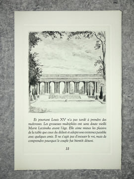 IMAGES DE VERSAILLES. POINTES SECHES DE CH. SAMSON. . LEVRON JACQUES (1906-2004).