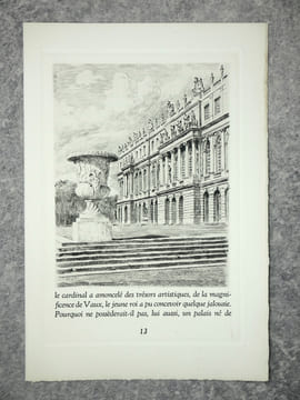 IMAGES DE VERSAILLES. POINTES SECHES DE CH. SAMSON. . LEVRON JACQUES (1906-2004).