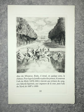 IMAGES DE VERSAILLES. POINTES SECHES DE CH. SAMSON. . LEVRON JACQUES (1906-2004).