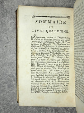 HISTOIRE DE THEODOSE LE GRAND, POUR MONSEIGNEUR LE DAUPHIN, PAR MONSIEUR FLECHIER, ABBE DE SAINT SEVERIN, AUMONIER ORDINAIRE DE MADAME LA DAUPHINE. ...