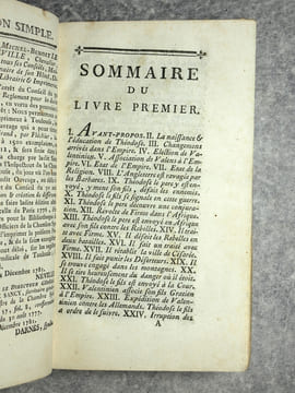 HISTOIRE DE THEODOSE LE GRAND, POUR MONSEIGNEUR LE DAUPHIN, PAR MONSIEUR FLECHIER, ABBE DE SAINT SEVERIN, AUMONIER ORDINAIRE DE MADAME LA DAUPHINE. ...