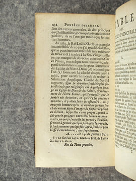 PENSEES DIVERSES, ECRITES A UN DOCTEUR DE SORBONNE, A L’OCCASION DE LA COMETE QUI PARUT AU MOIS DE DECEMBRE 1680. NOUVELLE EDITION CORRIGEE. . BAYLE ...