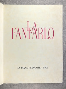 LA FANFARLO. ILLUSTRATIONS DE LEONOR FINI. 