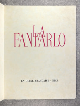 LA FANFARLO. ILLUSTRATIONS DE LEONOR FINI. . BAUDELAIRE CHARLES. (1821-1867).  