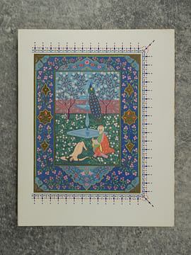 LE JARDIN DES ROSES. TRADUIT PAR FRANZ TOUSSAINT ET ENLUMINE PAR V.-L. NOGUERES. . SAADI (1184-1283/1291).