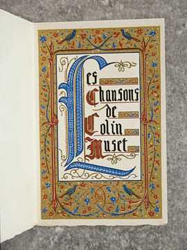LES CHANSONS DE COLIN MUSET. LA BELLE DAME SANS MERCY. LES CHANSONS DE JAUFRE RUDEL. . MUSET COLIN (CIRCA 1200-1270). CHARTIER ALAIN (CIRCA ...