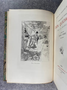 L'INGENIEUX HIDALGO DON QUICHOTTE DE LA MANCHE. ILLUSTRE PAR DANIEL VIERGE. 