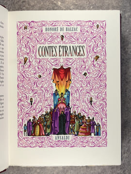 CONTES ETRANGES. ILLUSTRES PAR ANSALDI. . BALZAC. (HONORE DE. 1799-1850).