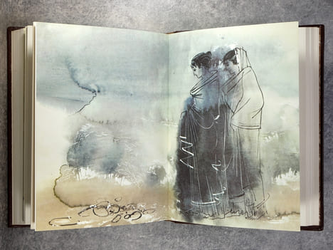 TRAGEDIES. TRADUCTION DE JACQUES LACARRIERE. ILLUSTRATIONS DE GEORGES VARLAMOS. . SOPHOCLE. (VERS 495-406 AVT J.C.).