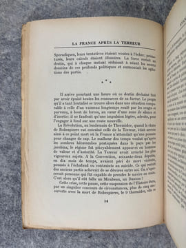 LA FRANCE APRES LA TERREUR. 1795-1799. . BESSAND-MASSENET PIERRE.