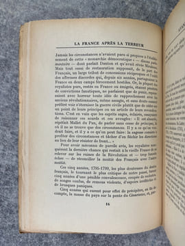 LA FRANCE APRES LA TERREUR. 1795-1799. . BESSAND-MASSENET PIERRE.