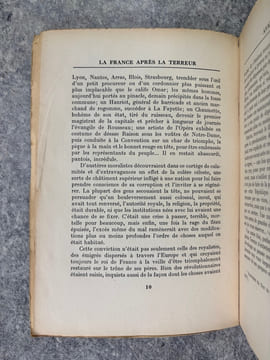LA FRANCE APRES LA TERREUR. 1795-1799. . BESSAND-MASSENET PIERRE.