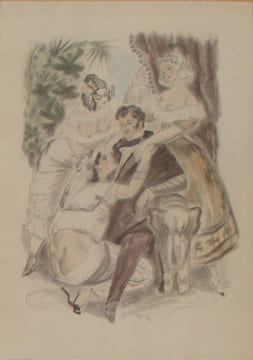 FORTUNIO. ROMAN INCROYABLE. VERNIS-MOUS ORIGINAUX DE L. BERTHOMME-SAINT-ANDRE.. GAUTIER THEOPHILE. (1811-1872).