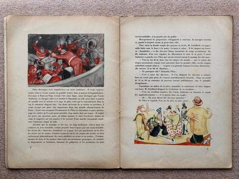 LE CIRQUE. ILLUSTRATIONS DE PIERRE LUC. PARIS. GRUND. SANS DATE (1931. DE LA COLLECTION "LA JOIE DE L' ENFANCE" DIRIGEE PAR RENE POIRIER).. KUBNICK ...