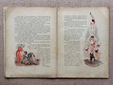 LE CIRQUE. ILLUSTRATIONS DE PIERRE LUC. PARIS. GRUND. SANS DATE (1931. DE LA COLLECTION "LA JOIE DE L' ENFANCE" DIRIGEE PAR RENE POIRIER).. KUBNICK ...