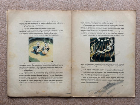 LE CIRQUE. ILLUSTRATIONS DE PIERRE LUC. PARIS. GRUND. SANS DATE (1931. DE LA COLLECTION "LA JOIE DE L' ENFANCE" DIRIGEE PAR RENE POIRIER).. KUBNICK ...