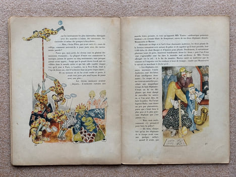 LE CIRQUE. ILLUSTRATIONS DE PIERRE LUC. PARIS. GRUND. SANS DATE (1931. DE LA COLLECTION "LA JOIE DE L' ENFANCE" DIRIGEE PAR RENE POIRIER).. KUBNICK ...