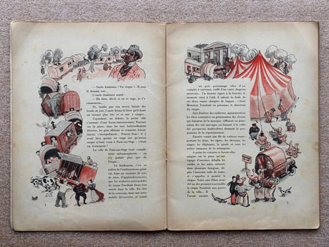 LE CIRQUE. ILLUSTRATIONS DE PIERRE LUC. PARIS. GRUND. SANS DATE (1931. DE LA COLLECTION "LA JOIE DE L' ENFANCE" DIRIGEE PAR RENE POIRIER).. KUBNICK ...