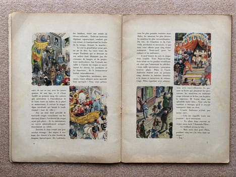 LE CIRQUE. ILLUSTRATIONS DE PIERRE LUC. PARIS. GRUND. SANS DATE (1931. DE LA COLLECTION "LA JOIE DE L' ENFANCE" DIRIGEE PAR RENE POIRIER).. KUBNICK ...