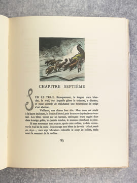 LE GRAND SILENCE BLANC. ILLUSTRATIONS EN COULEURS DE ANDRE COLLOT. . ROUQUETTE. (LOUIS-FREDERIC. 1884-1926).