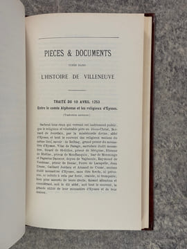 ANNALES DE VILLENEUVE-SUR-LOT ET DE SON ARRONDISSEMENT, REMONTANT AU REGNE DES DEUX DERNIERS ROIS NITIOBRIGES, AVEC CHARTES, TITRES ET AUTRES ...