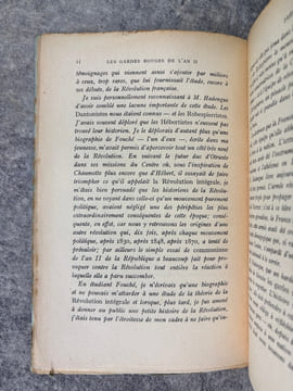 LES GARDES ROUGES DE L’AN II. L’ARMEE REVOLUTIONNAIRE ET LE PARTI HEBERTISTE. D’APRES DES DOCUMENTS INEDITS. PREFACE DE LOUIS MADELIN. . HADENGUE ...
