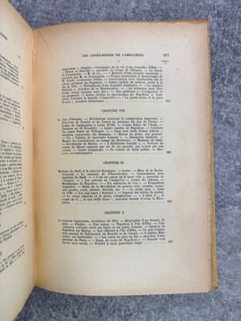 LES APRES-DINERS DE SAS CAMBACERES. SECOND CONSUL. PRINCE ARCHICHANCELIER DE L’EMPIRE. DUC DE PARME, ETC...OU REVELATIONS DE PLUSIEURS GRANDS ...