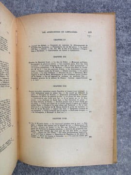 LES APRES-DINERS DE SAS CAMBACERES. SECOND CONSUL. PRINCE ARCHICHANCELIER DE L’EMPIRE. DUC DE PARME, ETC...OU REVELATIONS DE PLUSIEURS GRANDS ...