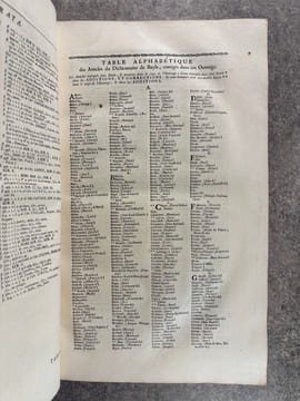 REMARQUES CRITIQUES SUR LE DICTIONNAIRE DE BAYLE. . JOLY PHILIPPE-LOUIS (ABBE. 1712-1782). 