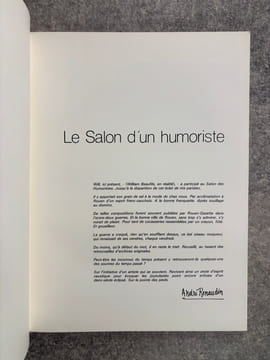 LE SALON D'UN HUMORISTE. 50 ANS DE CARICATURE DE WILL.. BEAUFILS WILLIAM (DIT WILL. 1899-1996).