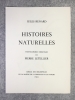 HISTOIRES NATURELLES. POINTES-SECHES ORIGINALES DE PIERRE LETELLIER. . RENARD JULES. (1864-1910). 