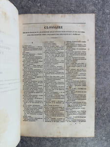 CHRONIQUES DE SIRE JEAN FROISSART QUI TRAITENT DES MERVEILLEUSES EMPRISES, NOBLES AVENTURES ET FAITS D'ARMES ADVENUS EN SON TEMPS EN FRANCE, ANGLETERRE, BRETAIGNE, BOURGOGNE, ESCOSSE, ESPAIGNE, PORTINGAL ET ES AUTRES PARTIES. NOUVELLEMENT REVUES ET AUGMENTEES D'APRES LES MANUSCRITS AVEC NOTES, ECLAIRCISSEMENTS ET GLOSSAIRE PAR J. A. C. BUCHON. 