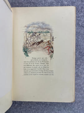 CHRONIQUES DU TEMPS PASSE. LE CONTE DE L’ARCHER. AQUARELLES DE A. POIRSON GRAVEES PAR GILLOT. IMPRESSION TYPOGRAPHIQUE PAR A. LAHURE.. SILVESTRE ...