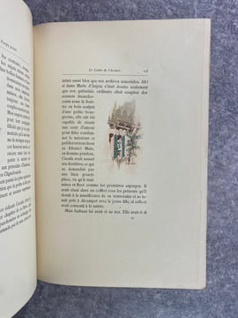CHRONIQUES DU TEMPS PASSE. LE CONTE DE L’ARCHER. AQUARELLES DE A. POIRSON GRAVEES PAR GILLOT. IMPRESSION TYPOGRAPHIQUE PAR A. LAHURE.. SILVESTRE ...