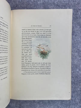CHRONIQUES DU TEMPS PASSE. LE CONTE DE L’ARCHER. AQUARELLES DE A. POIRSON GRAVEES PAR GILLOT. IMPRESSION TYPOGRAPHIQUE PAR A. LAHURE.. SILVESTRE ...