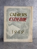 LES CAHIERS D'ESTIENNE. NUMERO 15. PARIS. COLLEGE TECHNIQUE ESTIENNE. 24 JUIN 1949.. 