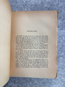 DIX ANNEES D’EMIGRATION. AVEC UNE INTRODUCTION PAR LOUIS THOMAS. . NEUILLY (ANGE, ACHILLE, THOMAS, COMTE DE. 1777-1863).