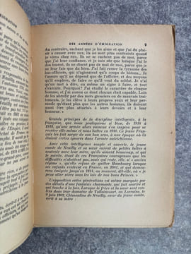 DIX ANNEES D’EMIGRATION. AVEC UNE INTRODUCTION PAR LOUIS THOMAS. . NEUILLY (ANGE, ACHILLE, THOMAS, COMTE DE. 1777-1863).