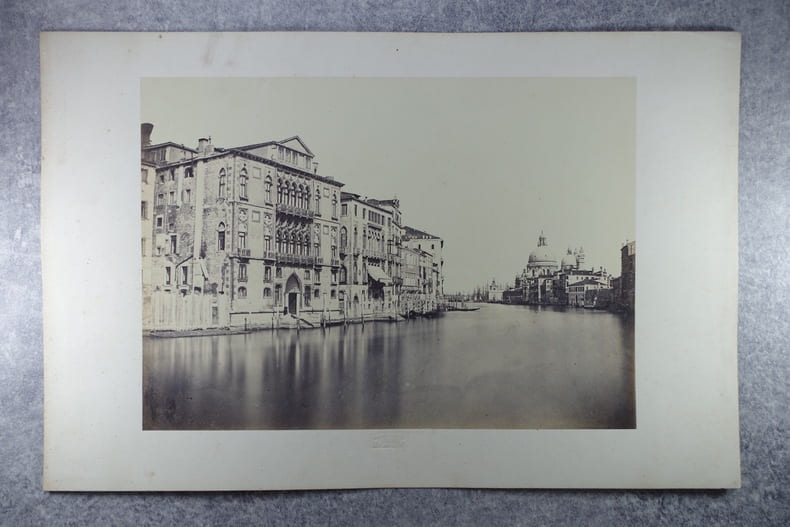 VENISE. ISTITUTO FOTOGRAFICO A. PERINI. VENEZIA. SANS DATE. (VERS 1870).. PERINI ANTONIO. (1830-1879).