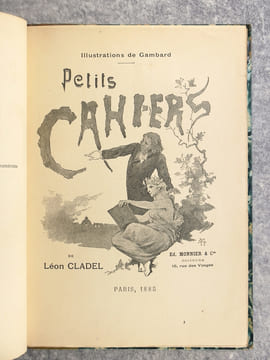 PETITS CAHIERS. ILLUSTRATIONS DE GAMBARD. . CLADEL LEON (1835-1892).