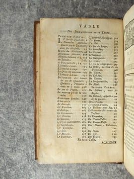 ACADEMIE UNIVERSELLE DES JEUX, AVEC DES INSTRUCTIONS FACILES POUR APRENDRE A LES BIEN JOUER. NOUVELLE EDITION, AUGMENTEE, ET MISE EN MEILLEUR ORDRE. . ...