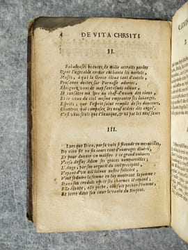 DE VITA CHRISTI CARMEN E LATINO VIRI ILLUSTRISSIMI D. ARNALDI ANDILLII. LATINUM REDDITUM A IOANNE MONTACUTO.. ARNAULD D'ANDILLY ROBERT. (1589-1674).