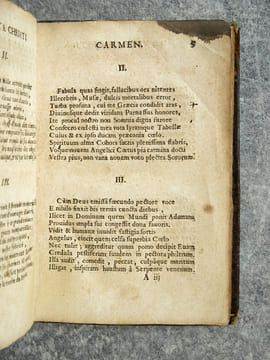 DE VITA CHRISTI CARMEN E LATINO VIRI ILLUSTRISSIMI D. ARNALDI ANDILLII. LATINUM REDDITUM A IOANNE MONTACUTO.. ARNAULD D'ANDILLY ROBERT. (1589-1674).