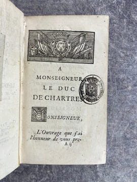 LE SERVICE ORDINAIRE ET JOURNALIER DE LA CAVALERIE EN ABREGE. DEDIE A MONSEIGNEUR LE DUC DE CHARTRES. PAR M. LECOQMADELEINE, LIEUTENANT-COLONEL DE ...