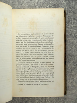 HISTOIRE DE FREJUS. FORUM JULII. SES ANTIQUITES - SON PORT (ACCOMPAGNEE DE TROIS PLANCHES). . AUBENAS J. A.