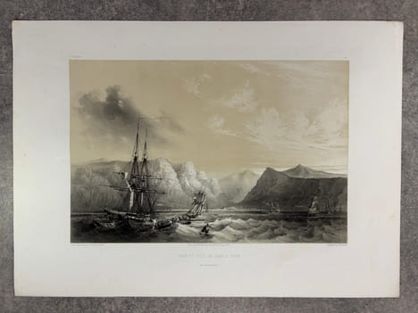 SAINTE-HELENE. TRANSLATION DU CERCUEIL DE L’EMPEREUR NAPOLEON A BORD DE LA FREGATE LA BELLE-POULE. HISTOIRE ET VUES PITTORESQUES DE TOUS LES SITES DE ...