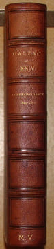 OEUVRES COMPLETES. XXIV. CORRESPONDANCE. 1819-1850. AVEC PORTRAIT ET FAC-SIMILE.. BALZAC. (HONORE DE. 1799-1850).